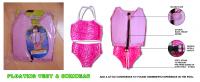 China OEM red little girls vest , pink kids floating swimwear / personal flotation device factory