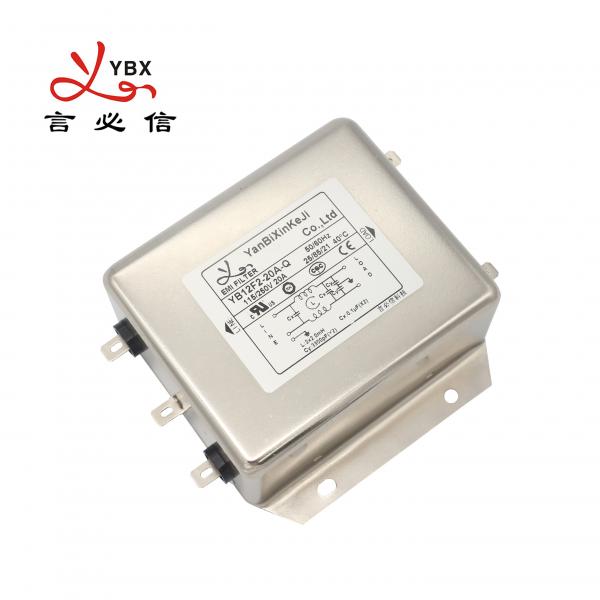 Quality 20A 250V Low Pass EMI Filter Single Phase Power Filter For Servo Motor for sale