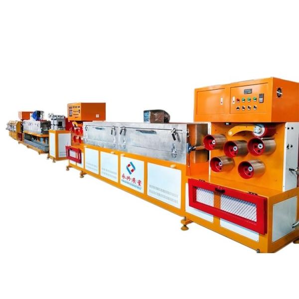 Quality Semi Automatic PP Plastic Strap Production Line PP Belt Strapping Machine for sale