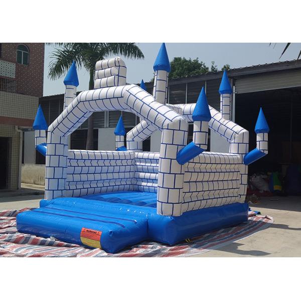 Quality Attractive 5L X 5W X 4H Large Inflatable Jumping Castle Fire Retardant for sale