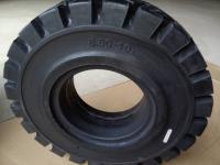 China LK301 Patten 6.50 10 Solid Forklift Tires , Solid Rubber Tires For Forklifts factory