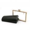 China Wholesale Handbag hardware 17.8*10.8 cm gold custom metal box clutch frame purse frame factory