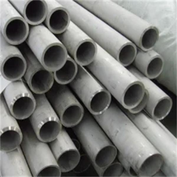 Quality ASME 316L Stainless Steel Pipe Tube Round Tubing 6000mm White Silver for sale