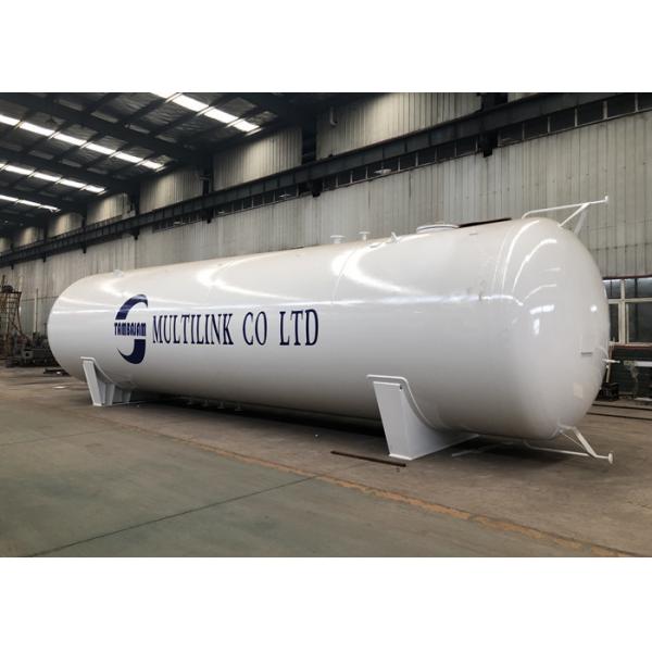 Quality White 60000 Litres LPG Truck Tanker , Large Propane Gas Tanks Long Life Time for sale