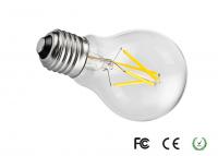 China High PFC 4W Dimmable LED Filament Bulb For Bed Rooms ROHS / UL factory