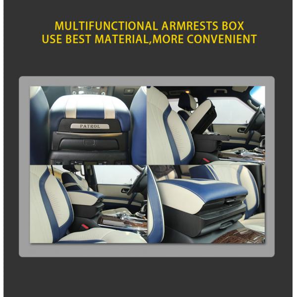 Quality Rubber Protective Universal Car Interior Armrest Black Beige For Y62 for sale