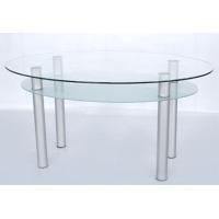 China oval glass dining table xydc-038 for sale