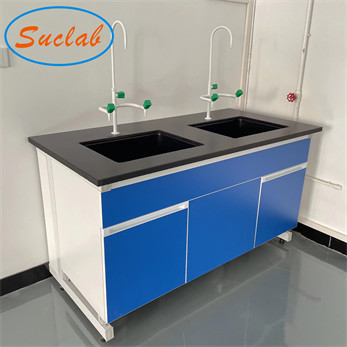 Quality ISO14001 C Frame Chemistry Lab Workbench Multiscene With Sink for sale
