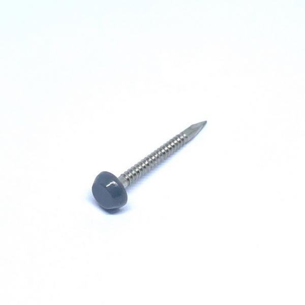 Quality 25mm A4 Stainless Steel Plastic Head Nails For Construction And Cladding for sale