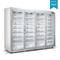 china Supermarket 4 Door Refrigerators Freezer / Fridge / Chiller upright display Vertical refrigerators