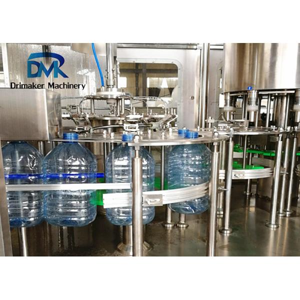 Quality 3.8kw 5l Water Bottling Machine  Rotary 3 In 1  Stainless Steel Material for sale