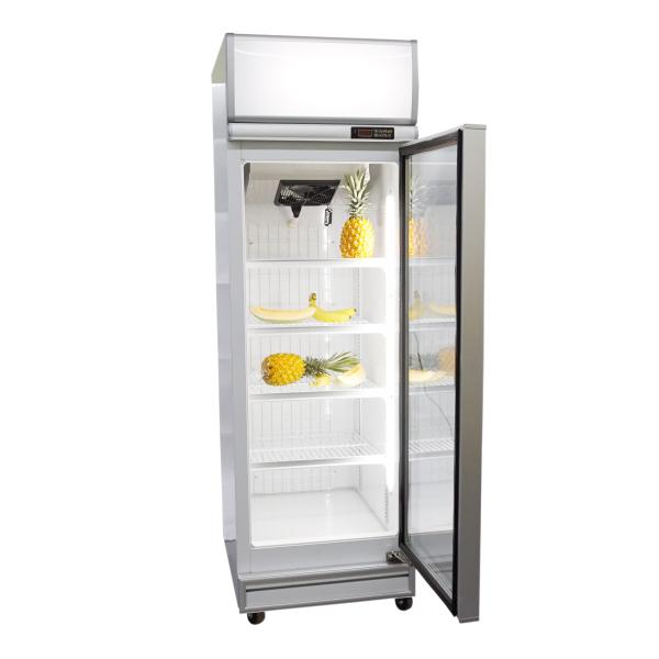 Quality 500L Glass Door Supermarket Upright Display Freezer for sale