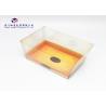 China Clear PVC / PET Cover Custom Plastic Box Packaging Light Weignt Display Paper Tray factory