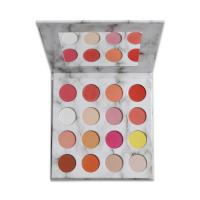 China Empty Marble Makeup Eyeshadow Palette High Pigmented Create Your Own Plate factory