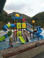 China Outdoor Square Play Water Playground Equipment 40 - 60 Kids Capacity factory