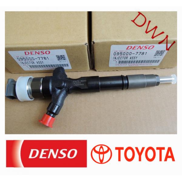 Quality DENSO Common Rail Injector 095000-7781 23670-30280 for TOYOTA Hilux D4D 2KD-FTV for sale
