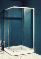 China 77 inch 900x900 Square Shower Enclosure , Enclosed Shower Cubicles Top Double Rollers factory
