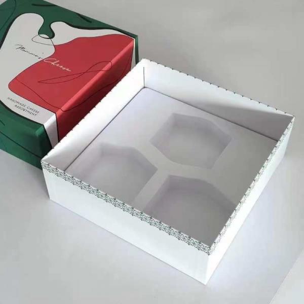 Quality 2024 new design cheese gift box with white inner tray soft touch feeling on box for sale