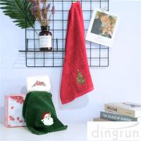 China Christmas Hand Towels 100% Cotton Bathroom Kitchen Towels for Drying Cleaning Cooking factory