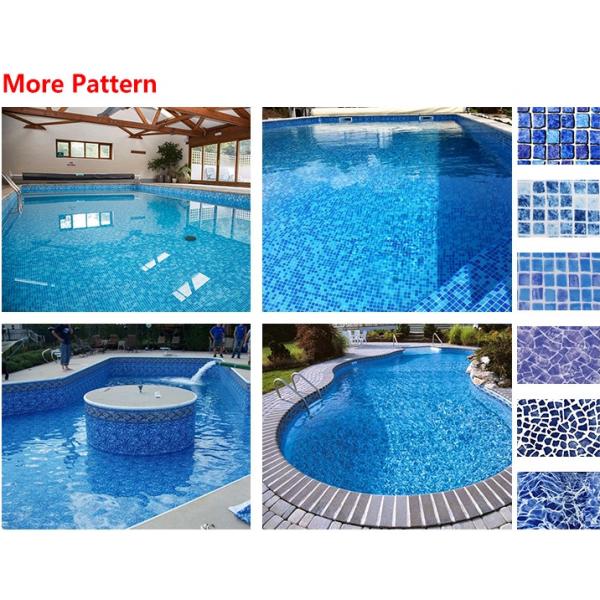Quality Rectangle Waterproof 1.2mm Pvc Swimming Pool Liner for sale