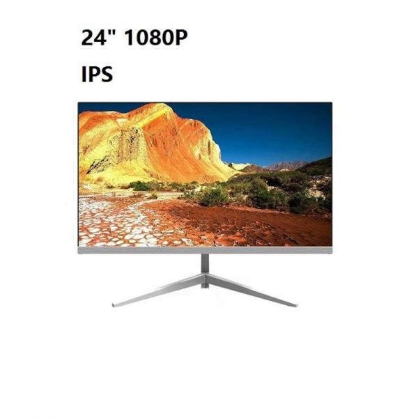 Quality Frameless LCD Office Computer Monitors 23.8 24 Inch IPS Desktop Computer LED Monitor for sale
