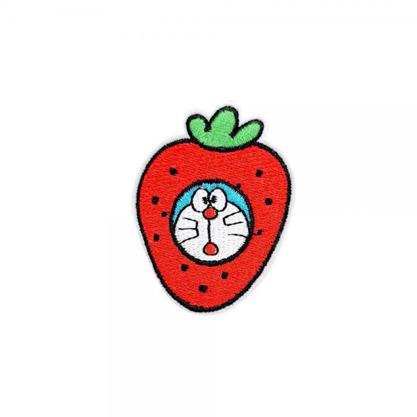 Quality 2.5'' Fruit Iron On Patches , Applique Embroidery Patches For Hats for sale