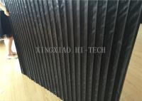 China PVC Machine Protection Fabric Expansion Joint Covers / Connection Black Color factory
