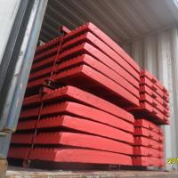 Quality Jaw Plates Stone Crusher Spare Parts Mn13Cr2 Material for sale