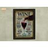 China Home Decorations Decorative Wall Plaques Wood Wine Wall Signs MDF Pub Signs factory