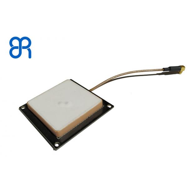 Quality 2dBic RFID Handheld UHF Reader Antenna White Color With SMA Connector for sale
