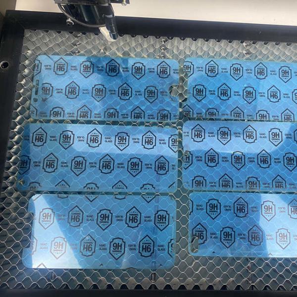 Quality 24V 12V Smart Screen Protector Laser Cutting Machine For TPU Hydrogel Film for sale