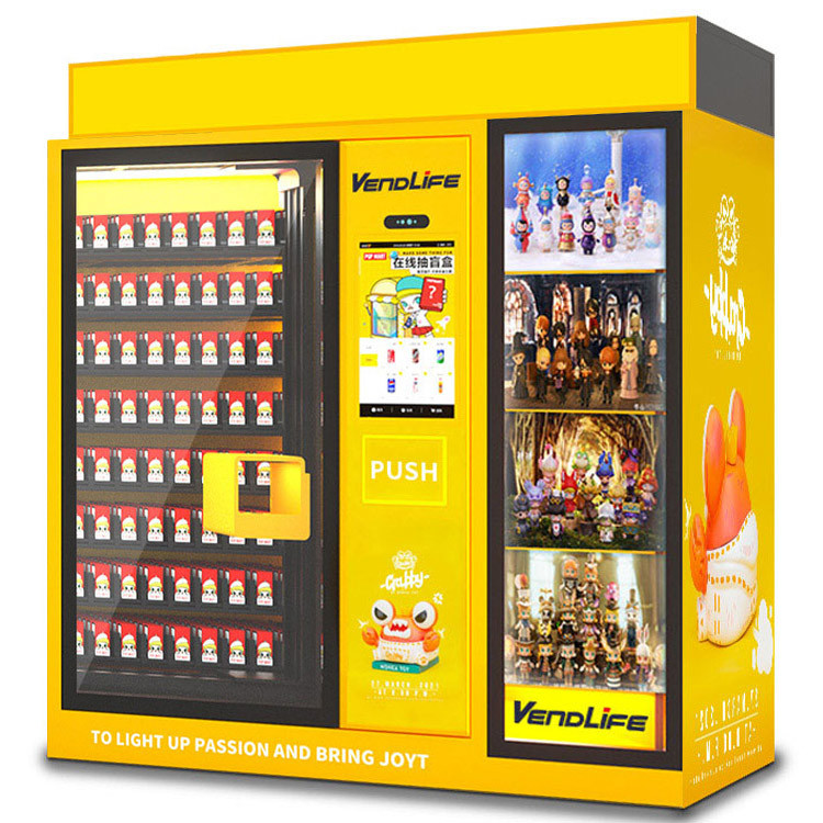 China 250W Toy Candy Vending Machine , 420pcs Blind Box Claw Machine for sale