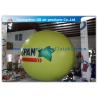 China Yellow Fly Helium Sphere Advertising Air Balloon For Business Center Rental factory