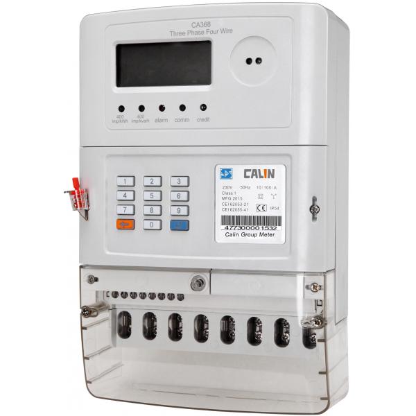 Quality Split Three Phase STS Prepaid  Meters , Load Switch Tamper guard Power Enery Meter for sale
