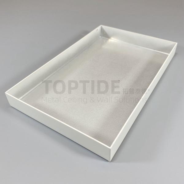 Quality False White Hanging Metal Profile Triangle Grid Ceiling For Commercial Exposed for sale