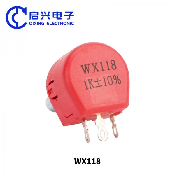 Quality WX118 Carbon Film Wirewound Potentiometer Single Turn 1K 2K 5K for sale