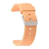 Quality 2 Pieces Stiff Silicone Adjustable Watch Band 16mm 100 Waterproof for sale