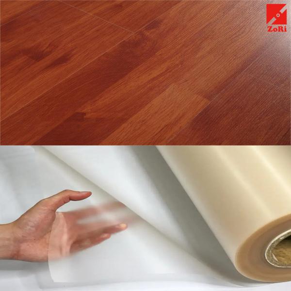 Quality 28 Mil 30 Mil Transparent Yellow PVC Wear Layer Supplier For Luxury Vinyl Floor for sale