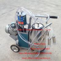China Electric Motor Piston Mobile Milking Machine Dairy Milking Equipment factory