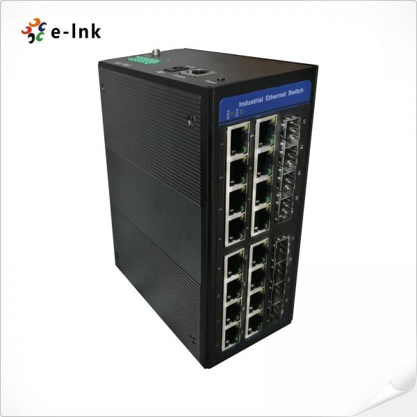 Quality Gigabit Industrial Network Switch POE managed hardened poe switch 8x100/1000M for sale