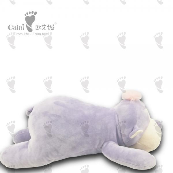 Quality Whimsical Cartoon Stuffed Animals 56 X 37cm Purple Plush Monkey Toy for sale