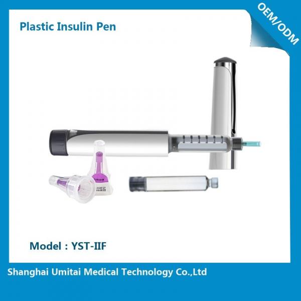 Quality Plastic Diabetes Insulin Pen With Precision Transmission Mechanism Large Display Scale for sale