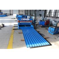 Quality Low Noise Trapezoidal Sheet Roll Forming Machine Metal Roof Panel Machine for sale