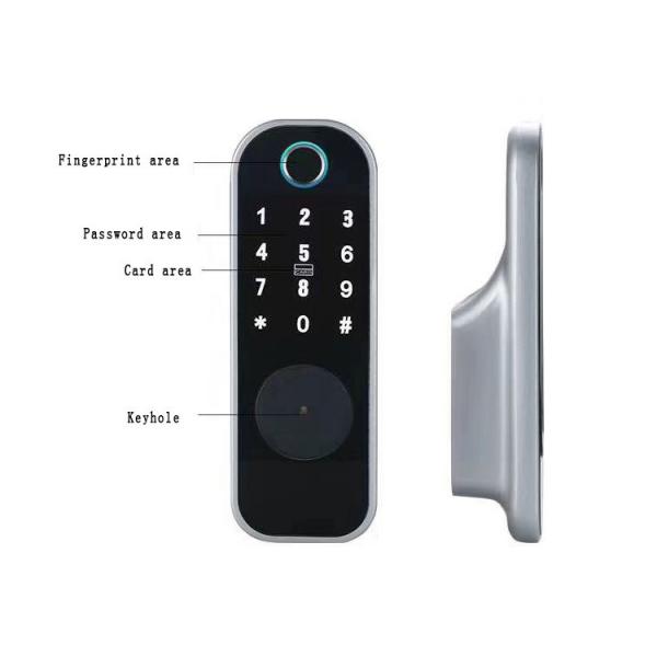 Quality Multifunctional Digital Rim Lock Smart Lock Intelligent Security Card Door Locks for sale