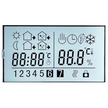 Quality ODM Hygrometer TN LCD Display Positive Transmissive Custom Segment LCD for sale