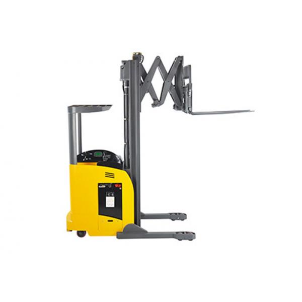 Quality AC Motor Double Reach Forklift Reach Distance 1200mm Good Turning Performance for sale
