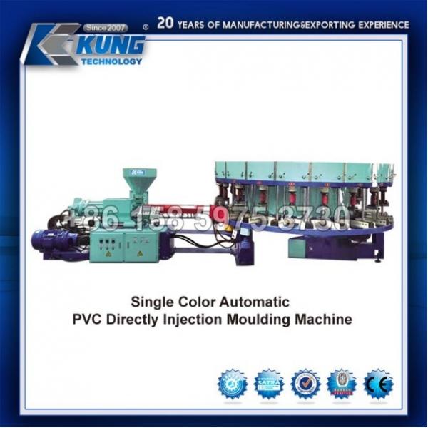 Full and Semi Automatic Single Color PVC Directly Injection Moulding Machine