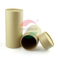 China Eco - friendly Food Packaging Kraft Paper Tubes / Custom Postal Tubes factory
