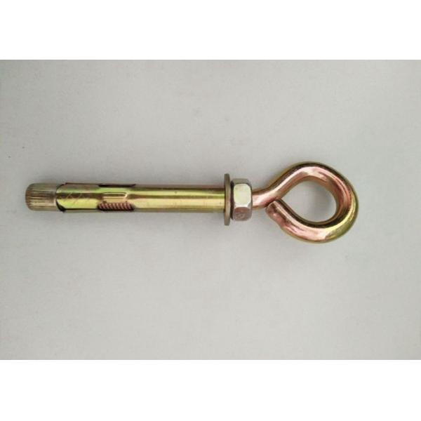 Quality Metal Anchor Bolts Eye Bolts Of Iron Material With Yellow Zinc Color for sale