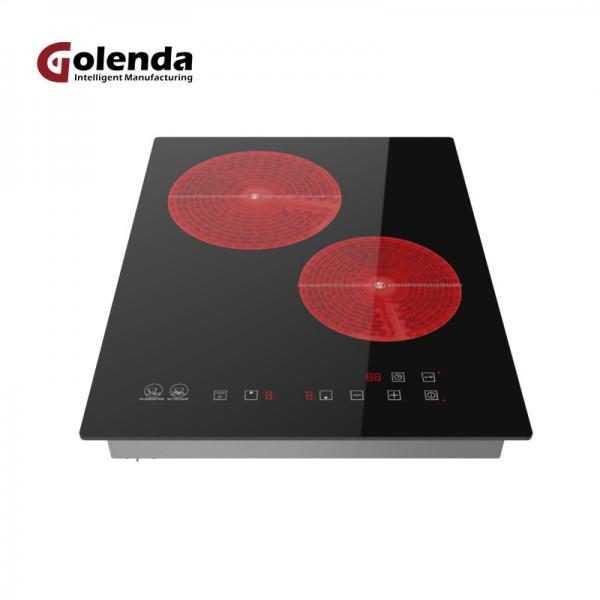 Quality Ceramic Plate Infrared Induction Cooker Double Burner Touch Screen for sale